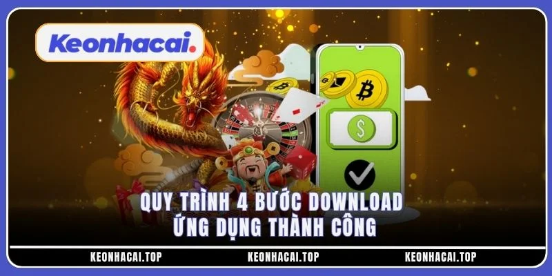 Quy trình 4 bước download ứng dụng thành công